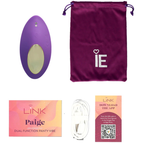 Link Paige - App Connected Dual Function Panty  Vibe - Purple