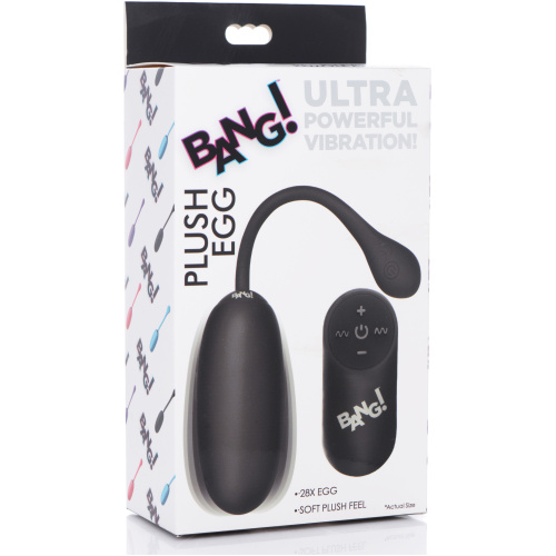 28x Plush Egg and Remote - Black