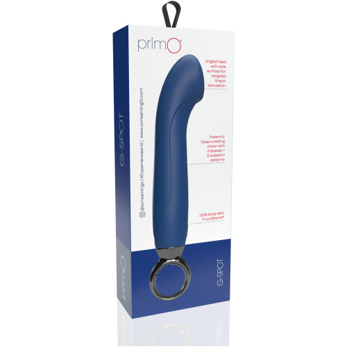 Primo G-Spot Rechargeable Vibrator - Blueberry