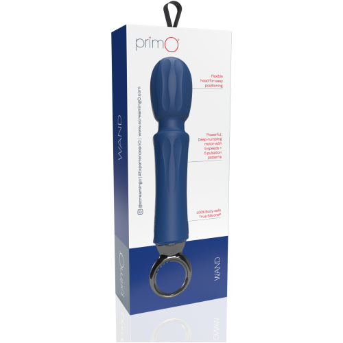 Primo Wand Rechargeable Vibe - Blueberry