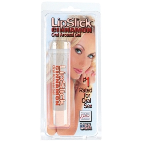 Lipslick Cinnamon Oral Arousal Gel - Clear Edible Warm and Tingly