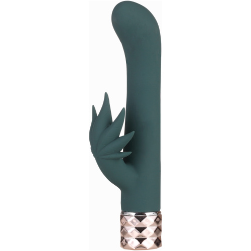 Kusha 420 Series Crystal Gems G-Spot Vibrator - Green