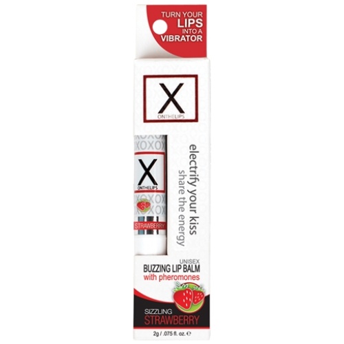 X on the Lips Lip Balm - Sizzling Strawberry - .75 Oz.