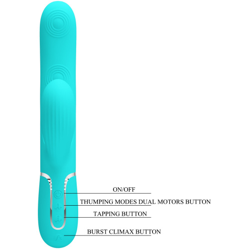 Perdita Twinkled Tenderness Vibrator - Turquoise