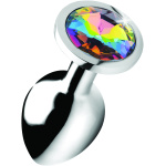 Rainbow Prism Gem Anal Plug - Medium