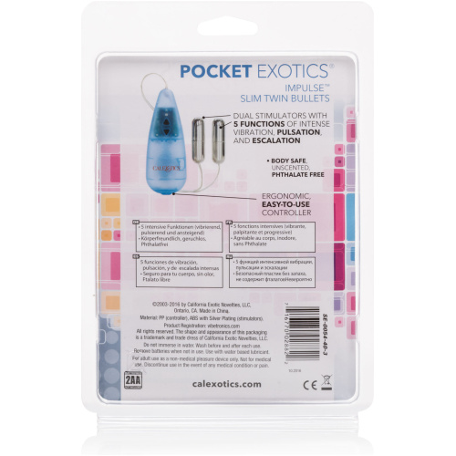 Pocket Exotics Impulse Slim Twin Bullets