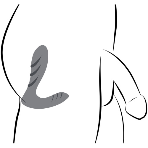 Silicone Prostate Vibrator With Remote Control