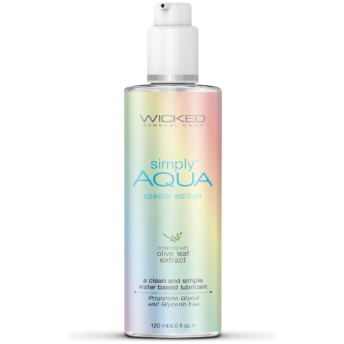 Simply Aqua Water Based Lubricant - 4 Fl. Oz. -  Special Edition
