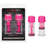 Nipple Play Vacuum Twist Suckers - Pink