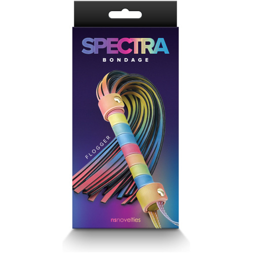 Spectra Bondage - Flogger - Rainbow