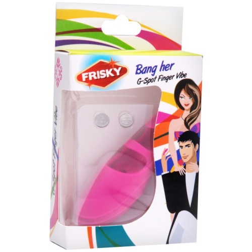 Bang Her Silicone G-Spot Finger Vibe Pink