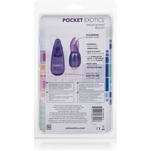 Pocket Exotics Snow Bunny Bullet - Purple