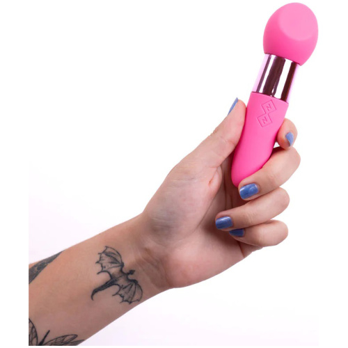 Rina Rechargeable Dual Motor Silicone 15- Function Vibrator - Pink