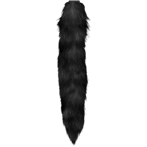Interchangeable Black Fox Tail