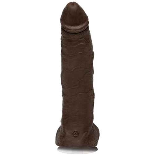 Jason Luv - 10 Inch Ultraskyn Cock With Removable Vac-U-Lock Suction Cup - Chocolate