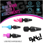 Bang - 10x Mini Wand With 3 Attachments