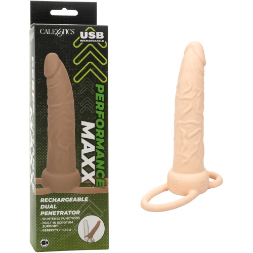 Performance Maxx Rechargeable Dual Penetrator -  Ivory