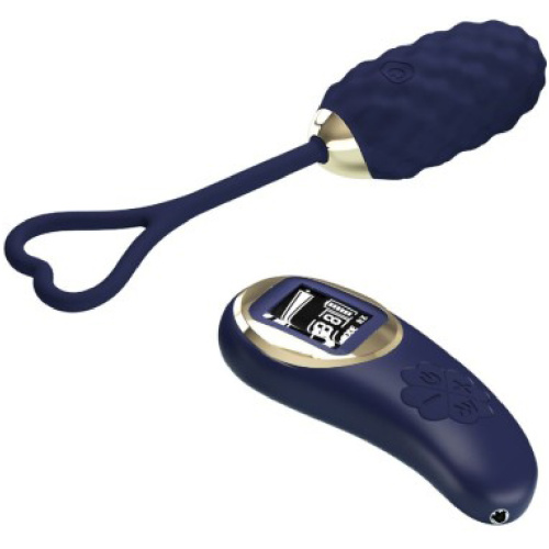 Vivian Remote Control Vibrating Egg - Blue