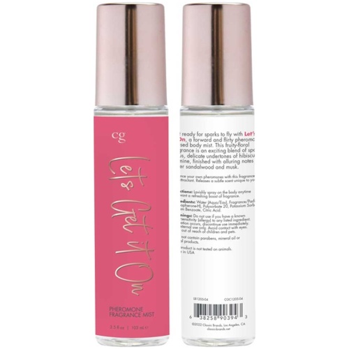 Let's Get It on - Fragrance Body Mist With  Pheromones- Fruity Floral 3.5 Oz