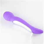 Zoe Twisty Dual Vibrating Pleasure Wand - Purple