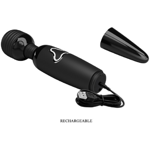 Pretty Love Body Wand With Led Light - Black