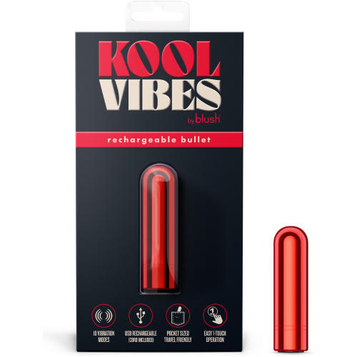 Kool Vibes - Rechargeable Mini Bullet - Cherry