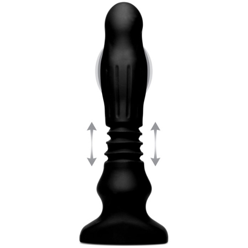 Silicone Swelling & Thrusting Plug With Remote Control