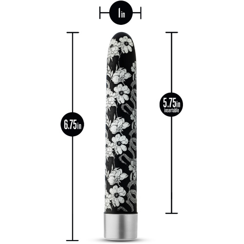 The Collection - Eden - 7 Inch Rechargeable Vibe - Black