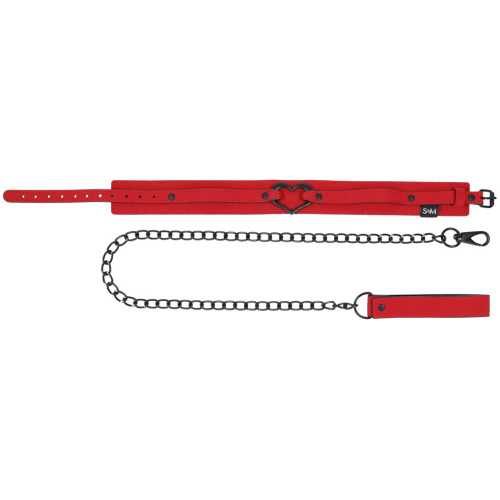 Amor Collar and Leash - Red
