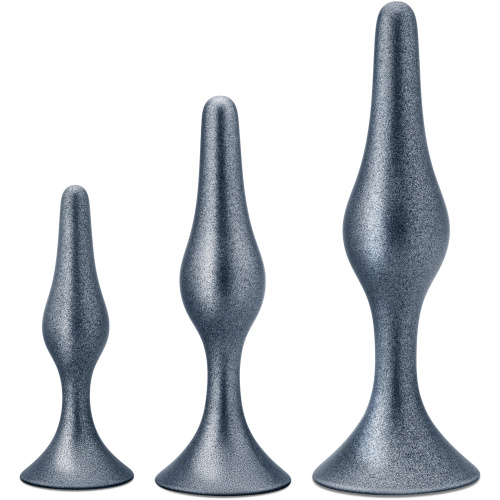 Anal Adventures Matrix - Genesis Plug Kit - Stellar Silver