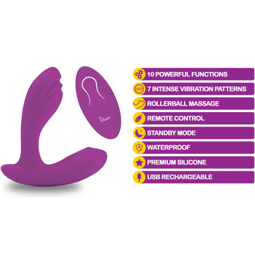 Epiphany - Berry - Rollerball Clitoral Massager