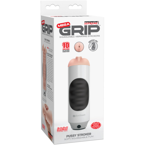 Extreme Toyz Mega Grip Vibrating Pussy Stroker