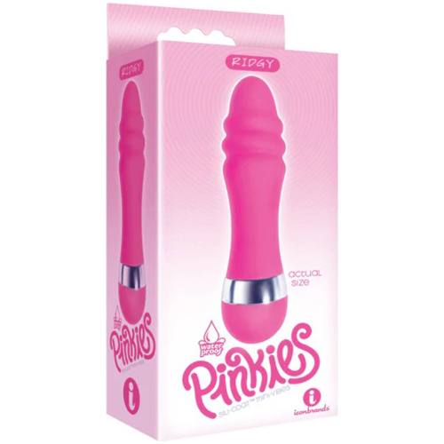 Pinkies Silicoat Mini-Vibe - Ridgy - Pink
