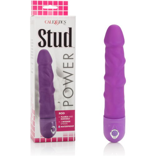 Waterproof Power Stud Rod Dong - Purple