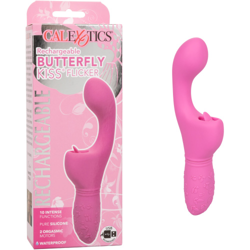 Rechargeable Butterfly Kiss Flicker - Pink