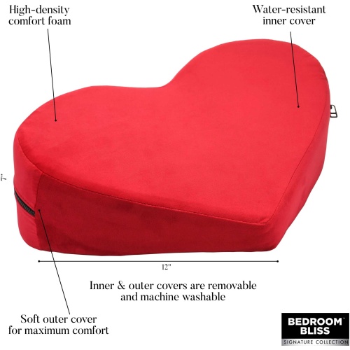 Love Pillow Heart Pillow - Red