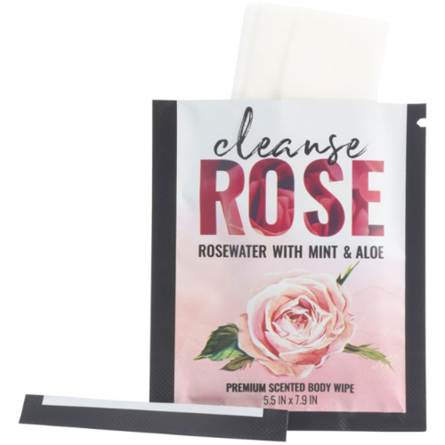 Alchemy Cleanse Rosewater Body Wipes 16 Ct
