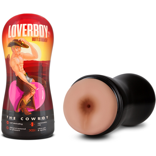 Loverboy - Cowboy - Self Lubricating Stroker - Beige