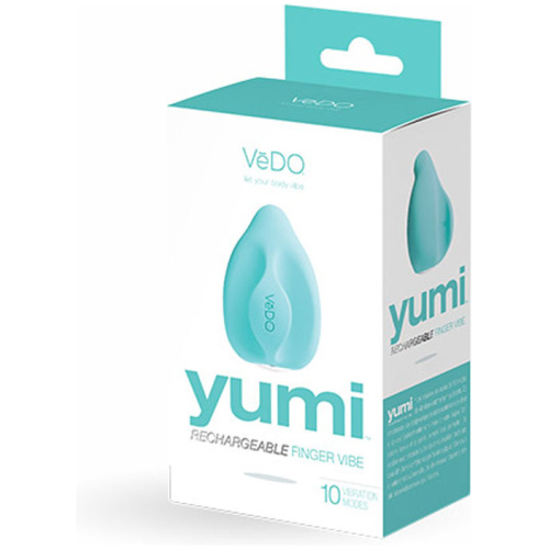 Yumi Rechargeable Finger Vibe - Tease Me Turquoise