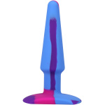 A-Play Groovy Silicone Anal Plug 5 Inch - Berry