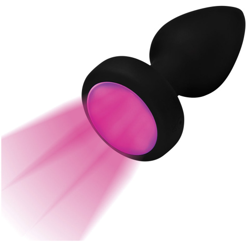 7x Light Up Rechargeable Anal Plug - Small