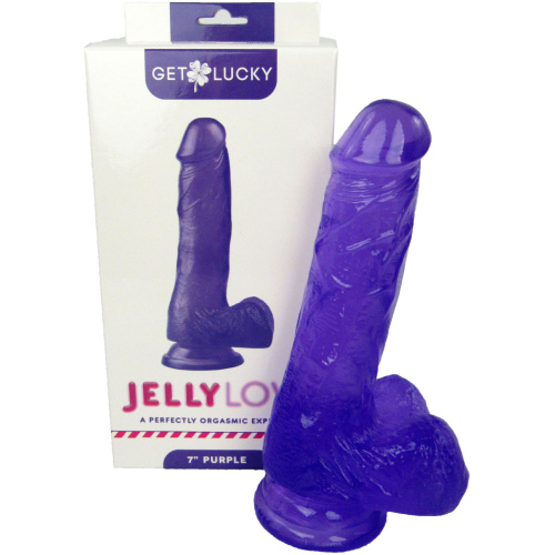 Get Lucky 7 Inch Jelly Love - Purple