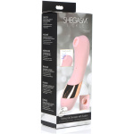 Shegasm Tickle Tickling Clit Stimulator With Suction - Pink