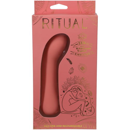 Ritual - Zen - Rechargeable Silicone G-Spot Vibe - Coral