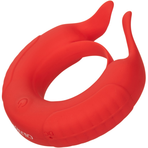 Silicone Rechargeable Taurus Enhancer - Red