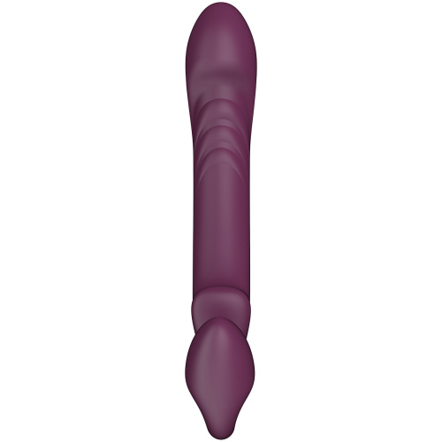 Bliss - Rotating Head Strapless Strap on - Red Wine