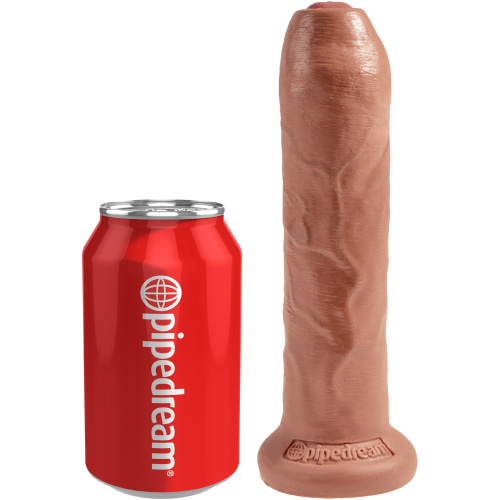 King Cock 7 Inch Uncut - Tan