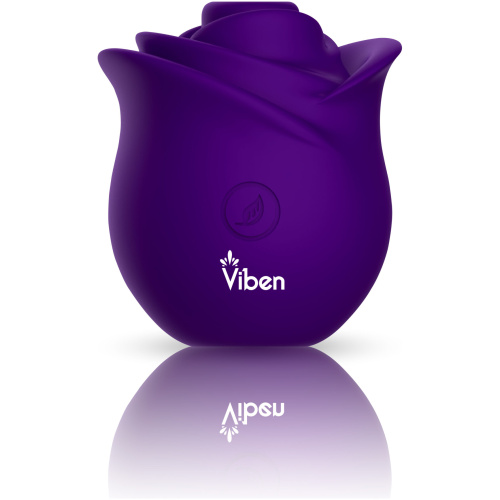 Zen Rose - Violet - Handheld Rose Clitoral and Nipple Stimulator