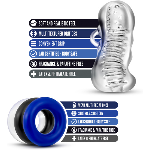 Quickie Kit - Jerk Off - Clear