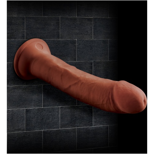 King Cock Plus Triple Density 8 Inch Cock - Brown